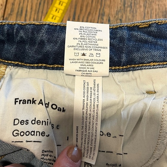 Frank And Oak Blue High-Rise Skinny Jeans – Size 29 - Picture 2 of 11